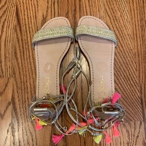Lilly Pulitzer Willa Sandal Size 6